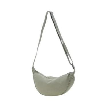 Imagem de Bolsa De Ombro Feminina De Grande Capacidade Em Nylon Simples E Casual