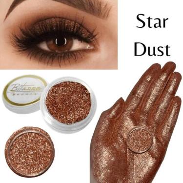 Imagem de Sombra asa de borboleta Pigmento e Glitter Cor Star Dust - Bitarra Bea