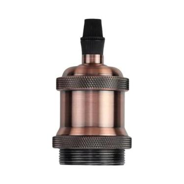 Imagem de Soquete De Lâmpada Vintage Edison E27, Suporte Para Lâmpada Industrial