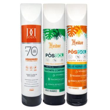 Imagem de Kit Verao Protecao Total Dandas FPS 70 e Heitor Pos Sol