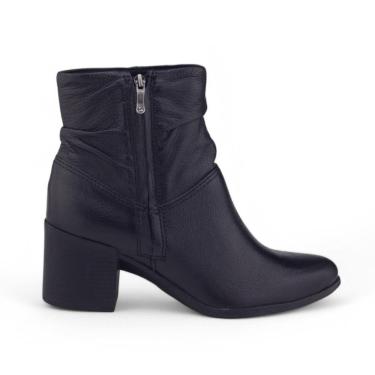 Imagem de Bota Feminina Bottero 346907 Couro Cano Baixo Burnish