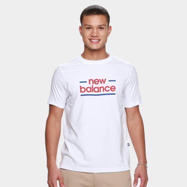 Imagem de Camiseta New Balance Linear Lines Masculina-Masculino