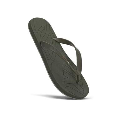 Imagem de Chinelo Olympikus Livre Masculino, Verde militar, 41/42