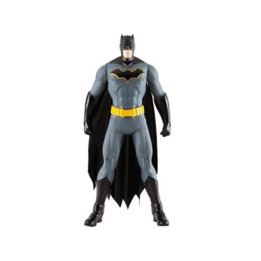 Imagem de Boneco Batman Grande 45cm Articulado Original Rosita, Preto