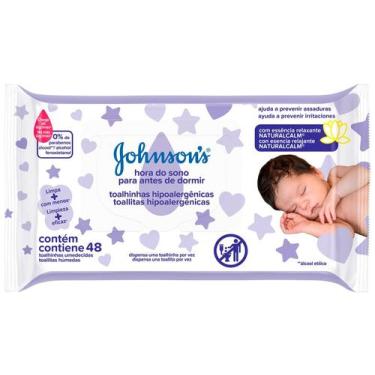 Imagem de Kit 2 Toalhas Umedecidas Johnson's Baby Hora do Sono 48 Unidades - JXJ