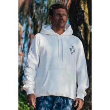Imagem de Moletom RVCA Fech Chefs Kiss 270G Branco-Branco-G-Masculino