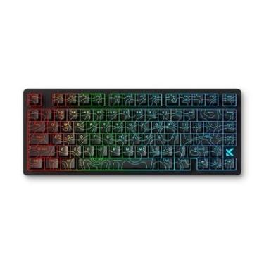 Imagem de Teclado Magnético Gamer MCHOSE MC-Jet75-6, RGB, Switch Topographic Uranus, Polling Rate MC-Jet75-6-Unissex