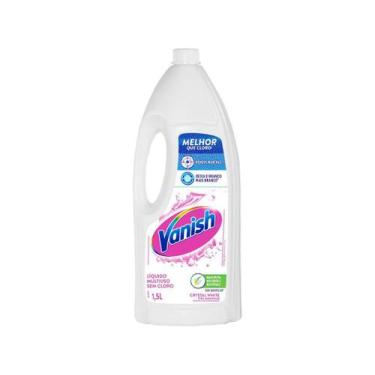 Imagem de Tira Manchas Líquido Crystal White para roupas brancas Vanish 1,5L, 1,