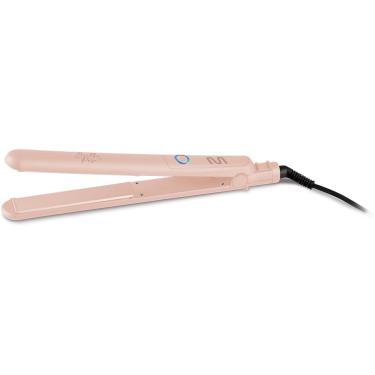 Imagem de Prancha de Cabelo Multilaser EB400 Rose Bivolt Cerâmica 200°C Cabo Giratório Alisa e Mo...