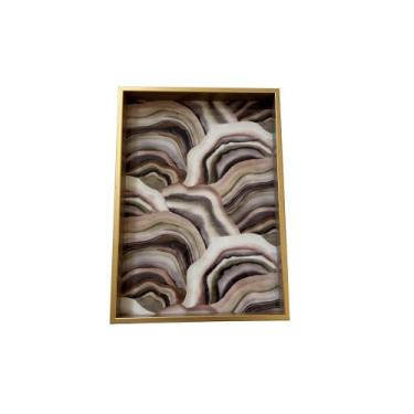 Imagem de Bandeja retangular Ricevere MDF 45x32x4cm -L Hermitage - L'Hermitage, 
