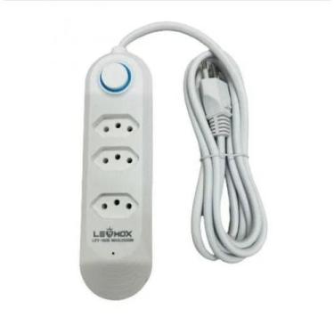 Imagem de Extensão Tomada Para Casa Acampamento 2m  com 5 Entradas Lehmox -  Mal