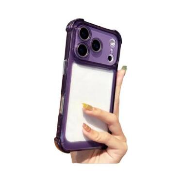 Imagem de Capa Transparente De Acrílico Luxuosa E À Prova De Choque Para iPhone 