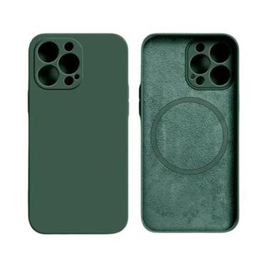 Imagem de Capa De Silicone Magnética Para Carregamento Sem Fio Magsafe Para iPho