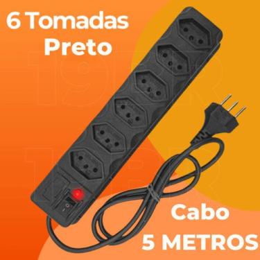 Imagem de FILTRO DE LINHA RÉGUA DE TOMADAS 6, 5, 4 e 3 tomadas tripolar 10 Amper