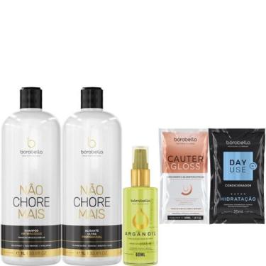 Imagem de Borabella Kit Não Chore 2x1 Litro + Óleo de Argan 60ml