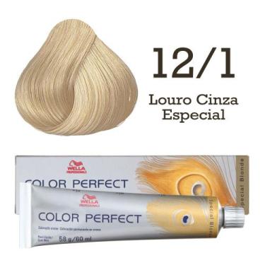 Imagem de Coloração Color Perfect 12.1 Louro Cinza Especial  Wella - Wella Profe