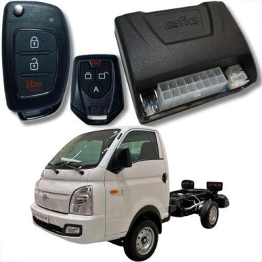 Imagem de Alarme linha hyundai com chave canivete e bloqueador veicular completo
