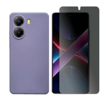 Imagem de Capa Capinha Para Xiaomi Poco X7 Pro + Pelicula Privacidade - GR Globa