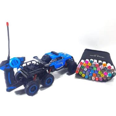Imagem de Carrinho Controle Remoto Pickup Speed 4x4 -48 canetinhas - BRINQUEDOS 