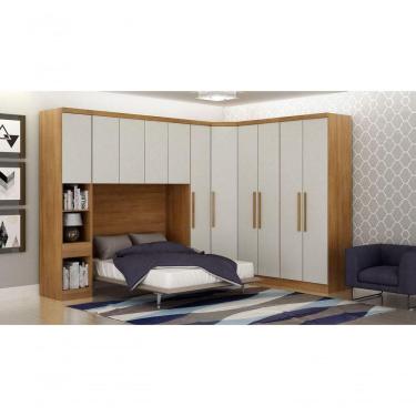 Imagem de Modulado Completo Casal 6 Portas 6 Gavetas - Rizon-cumaru-fendi - Móveis Horizonte