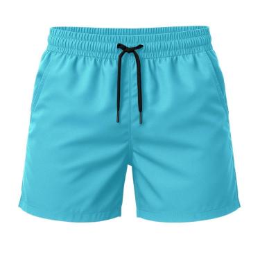 Imagem de Short Tactel Liso Bermuda Masculina Confortável Academia Treino-Masculino