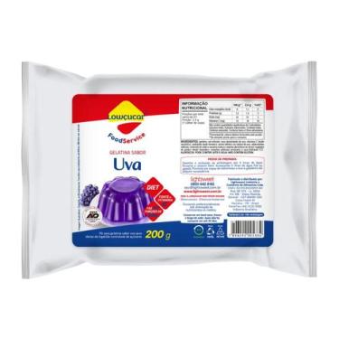 Imagem de Gelatina Zero Açúcar Uva 200g Lowçucar Food Service