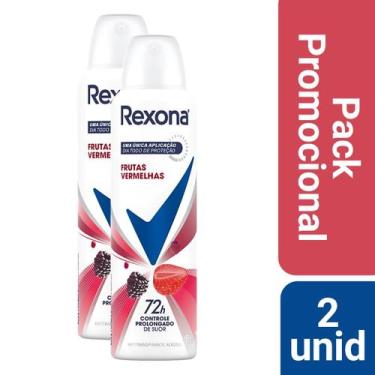 Imagem de Kit 2 Desodorante Rexona Feminino Frutas Vermelhas 72h 150ml