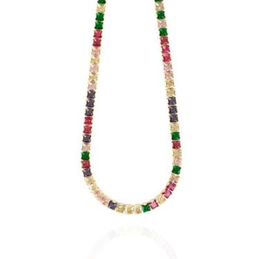 Imagem de Colar riviera fino banhado a ouro 18k - Brimatto