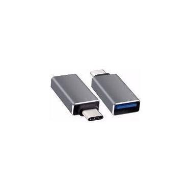 Imagem de Adaptador MD9 Otg USB A Fêmea Para USB C Macho - Cia do Software