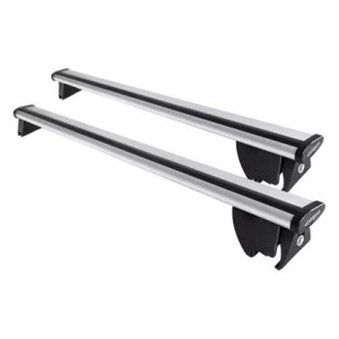 Imagem de Rack De Teto Farad Travessa Alumínio Grey Bagageiro Fixação Hilo Antif