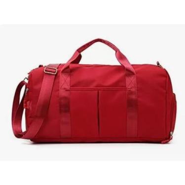 Imagem de Bolsa Mala De Mao  Academia Bagagem Viagem  - QL Bolsas, Vermelho