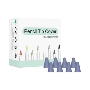 Imagem de Capa De Silicone Para Ponta De Caneta Apple Pencil pro 3 2 1 USB C 2ª 