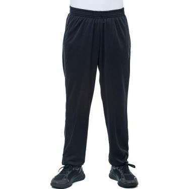 Imagem de Calça Esportiva Com Detalhes Laterais Elite, Preto, Grafite, 16