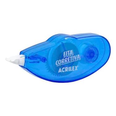 Imagem de Fita corretiva 6m x5mm - acrilex, AZUL