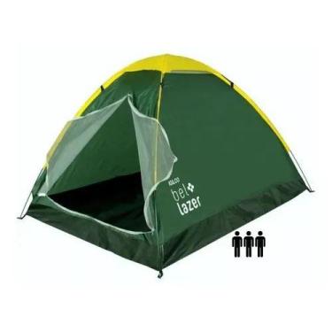 Imagem de Barraca Camping 3 Lugares Pessoas Iglu Acampamento Praia Bel