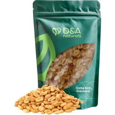 Imagem de Amendoim Torrado Com Sal e Sem Sal 1kg - D&A Naturals, Com Sal