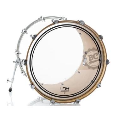 Imagem de Pele Luen LDH Fiber Control G3 Clear Bass 24 filme duplo de bumbo com 