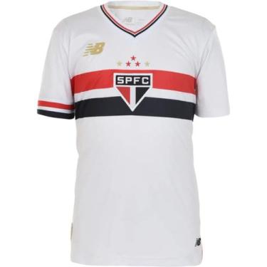 Imagem de Camiseta Infantil Esportiva Time São Paulo Oficial Torcedor Spfc Home 