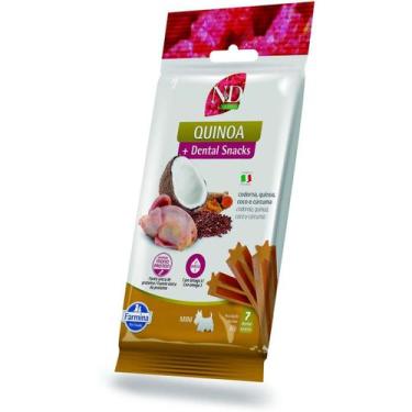 Imagem de Petisco N&D Quinoa Dental sabor Codorna Coco e Cúrcuma Cães de Raças M