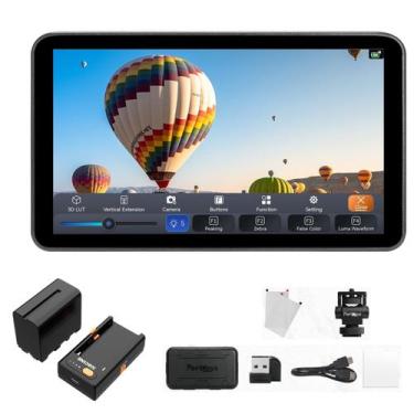 Imagem de Monitor de câmera Portkeys LH7P de 7 polegadas 1000nit com bateria