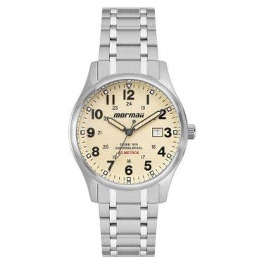 Imagem de Relógio Mormaii Masculino Steel Basic Prata - MO2115BT/1X