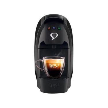 Imagem de Cafeteira 3 Corações Espresso Automática Luna 220v Preta - Tres, Preto