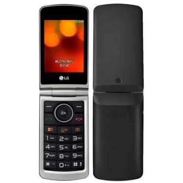 Imagem de Celular LG Flip Rede 4G Oficial Dual Chip Rádio FM Bluetooth Bateria L