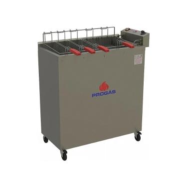 Imagem de Fritador Eletrônico PR-3008 EL Água e Óleo Cuba em Aço Inox 28L Cinza Progás