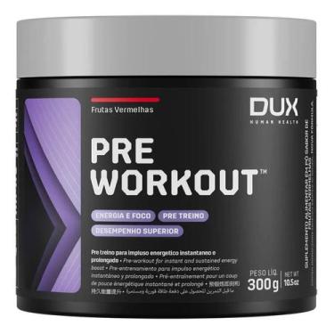 Imagem de Pre Workout  Pré Treino  300g  Dux Human Health, Frutas Vermelhas