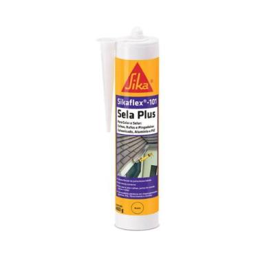 Imagem de Selante Flexível de Poliuretano Sikaflex-101 Sela Plus Cinza 400G Sika