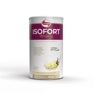 Imagem de Isofort Beauty Whey Protein Isolado/hidrolisado 450g Vitafor