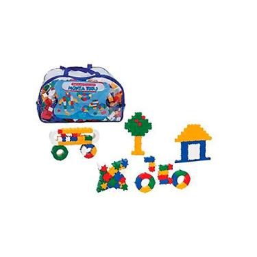 Imagem de Brinquedo Pedagógico Peças De Encaixe Monta Tudo 1000 Peças