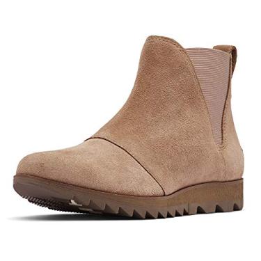 Imagem de Sorel - Bota feminina Harlow Chelsea impermeável no tornozelo, Ash Brown, 5.5