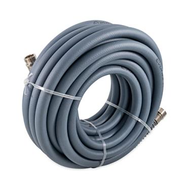 Imagem de Camco Mangueira de água potável extra flexível EvoFlex 50 pés | ID de 1,5 cm | ardósia | 22584